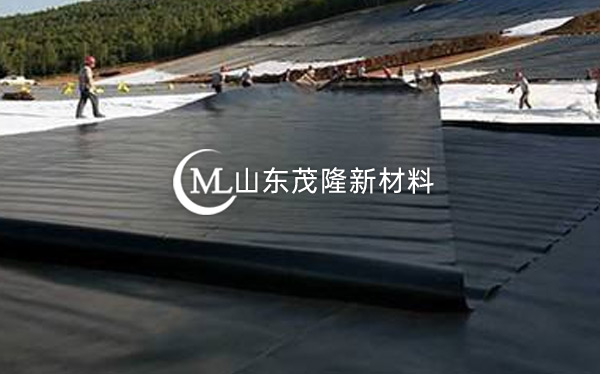 《引江濟淮C001標工區(qū)》土工膜、塑料盲溝施工